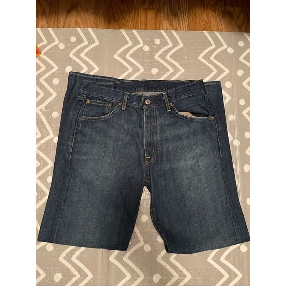 RL Ralph Lauren Straight Leg Zip Fly Ashmore Original Polo Jeans Company 34x32 - Picture 2 of 6